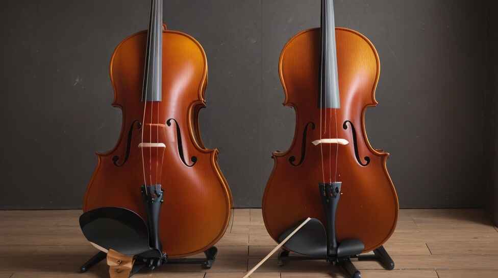 Mic a Cello and Violin
