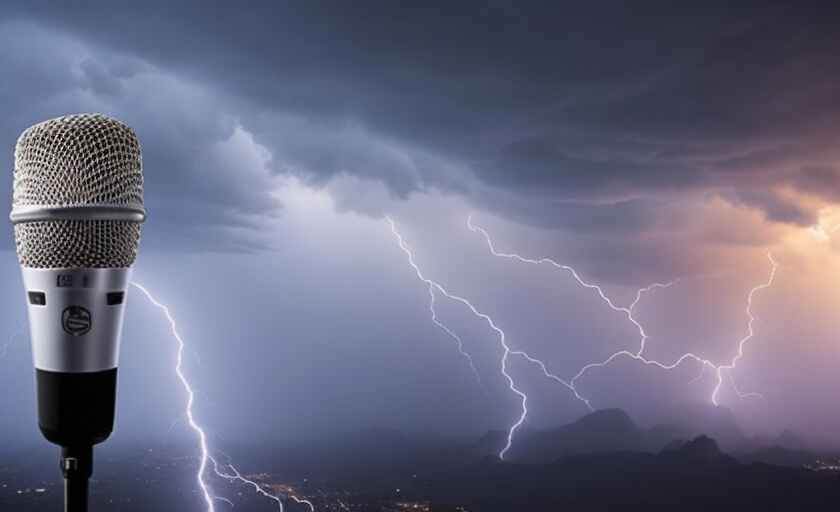 Severe Storms Affect Wireless Microphone